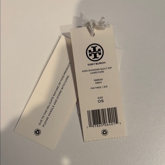 Tory Burch Kira Diamond Quilted Wallet Fir Tree - Picture 10 of 12